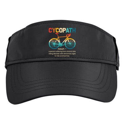 Vintage Bicycle Cycopath Gift For Cyclists Adult Drive Performance Visor
