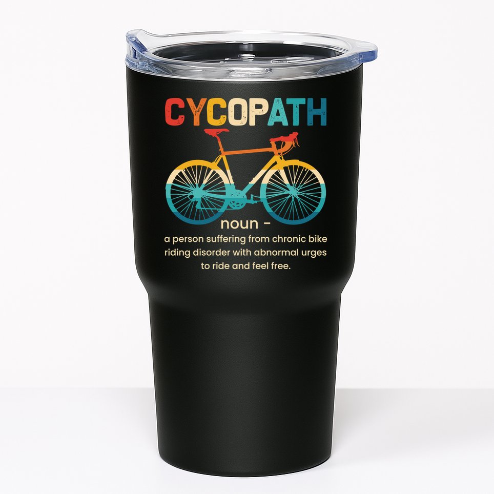 Vintage Bicycle Cycopath Gift For Cyclists Tumbler