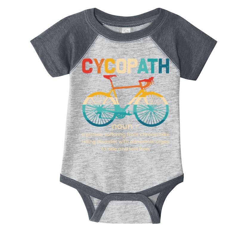 Vintage Bicycle Cycopath Gift For Cyclists Infant Baby Jersey Bodysuit