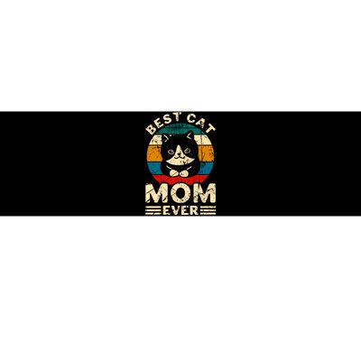 Vintage Best Cat Mom Ever Gift For Mother's Day Bumper Sticker