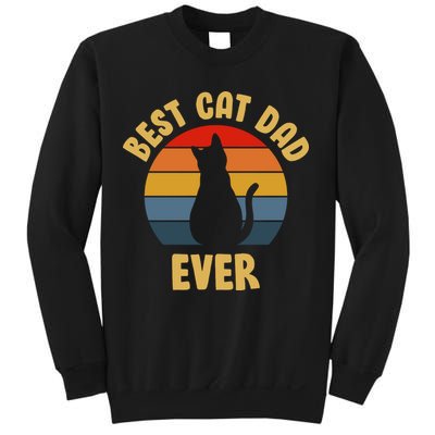 Vintage Best Cat Dad Ever Sweatshirt