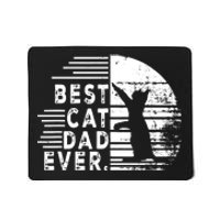 Vintage Best Cat Dad Ever Cat Daddy Gift Mousepad