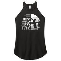 Vintage Best Cat Dad Ever Cat Daddy Gift Women's Perfect Tri Rocker Tank