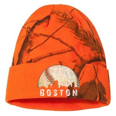 Vintage Boston Cityscape Baseball Lover Kati Licensed 12" Camo Beanie