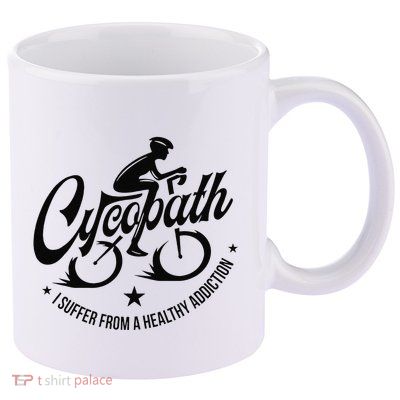 Vintage Bike Cycling Road Bike Racing Bicycle Cyclist 11oz C Handle Ceramic Mug