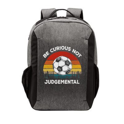 Vintage Be Curious Not Judgemental Inspirational Quote Vector Backpack