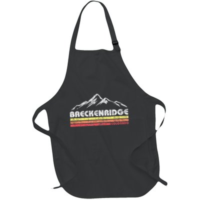 Vintage Breckenridge Colorado Throwback Retro Mountain Apron