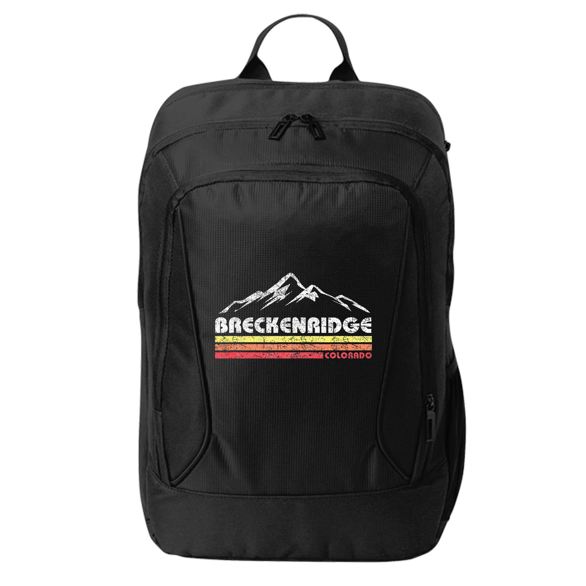 Vintage Breckenridge Colorado Throwback Retro Mountain City Backpack