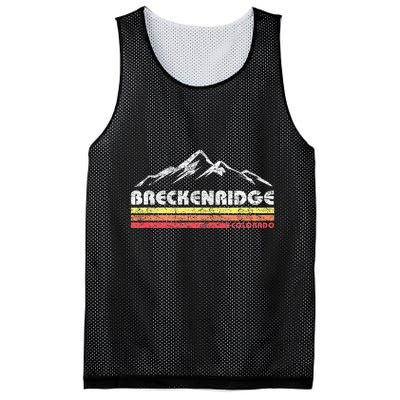 Vintage Breckenridge Colorado Throwback Retro Mountain Mesh Reversible Basketball Jersey Tank