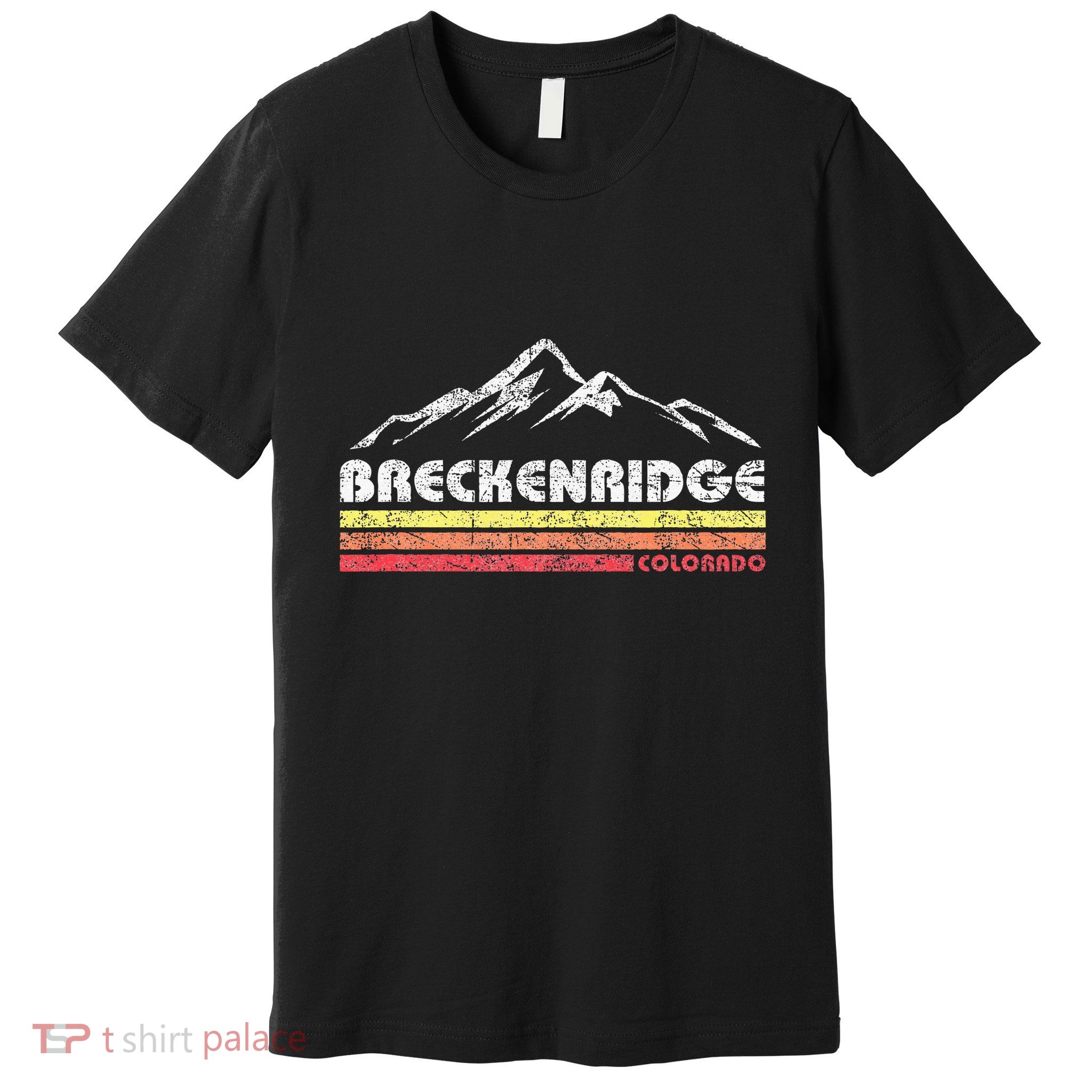 Vintage Breckenridge Colorado Throwback Retro Mountain Premium T-Shirt