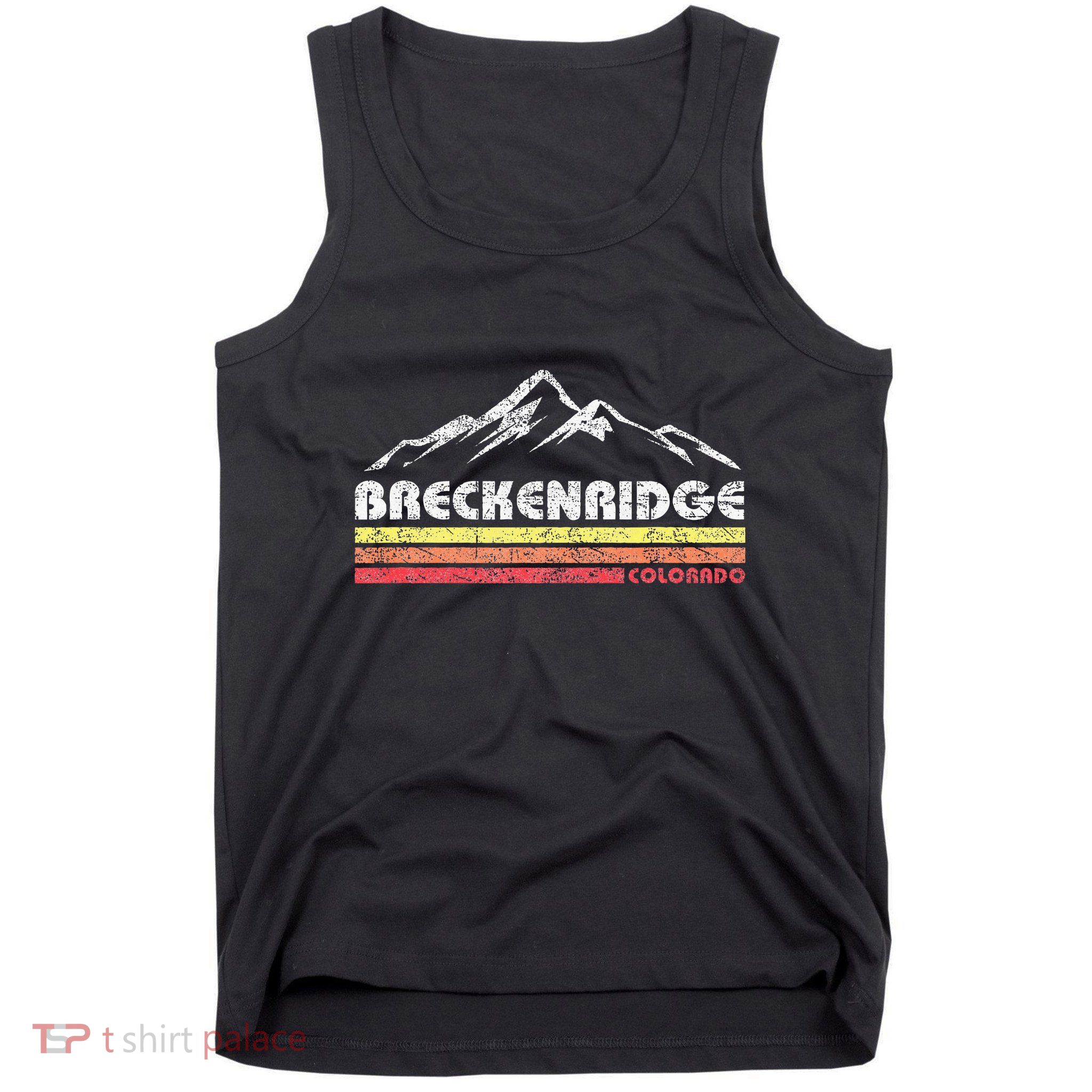Vintage Breckenridge Colorado Throwback Retro Mountain Tank Top