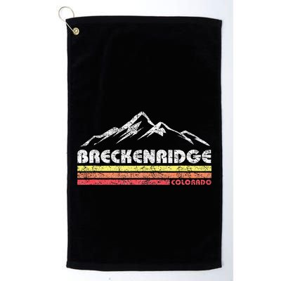 Vintage Breckenridge Colorado Throwback Retro Mountain Golf Towel