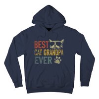 Vintage Best Cat Grandpa Ever Shirt Cat Grandpa Father's Day Hoodie