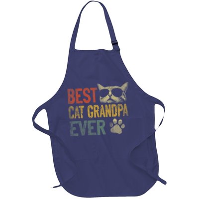 Vintage Best Cat Grandpa Ever Shirt Cat Grandpa Father's Day Apron