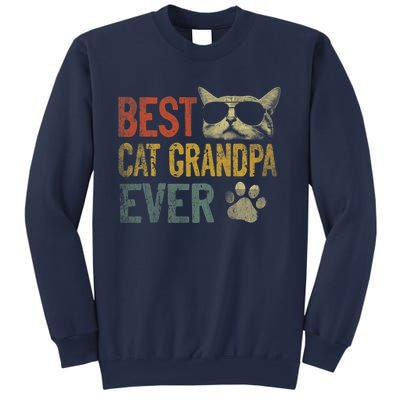 Vintage Best Cat Grandpa Ever Shirt Cat Grandpa Father's Day Sweatshirt