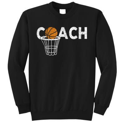 Vintage Basketball Coach Basketball Coaching Retro Sweatshirt