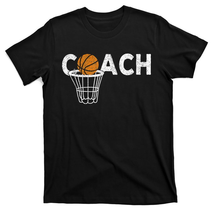 Vintage Basketball Coach Basketball Coaching Retro T-Shirt