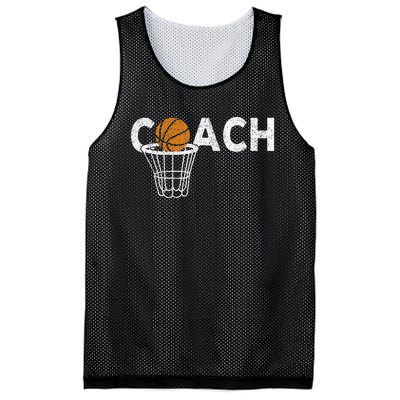 Vintage Basketball Coach Basketball Coaching Retro Mesh Reversible Basketball Jersey Tank