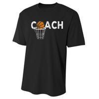 Vintage Basketball Coach Basketball Coaching Retro Performance Sprint T-Shirt