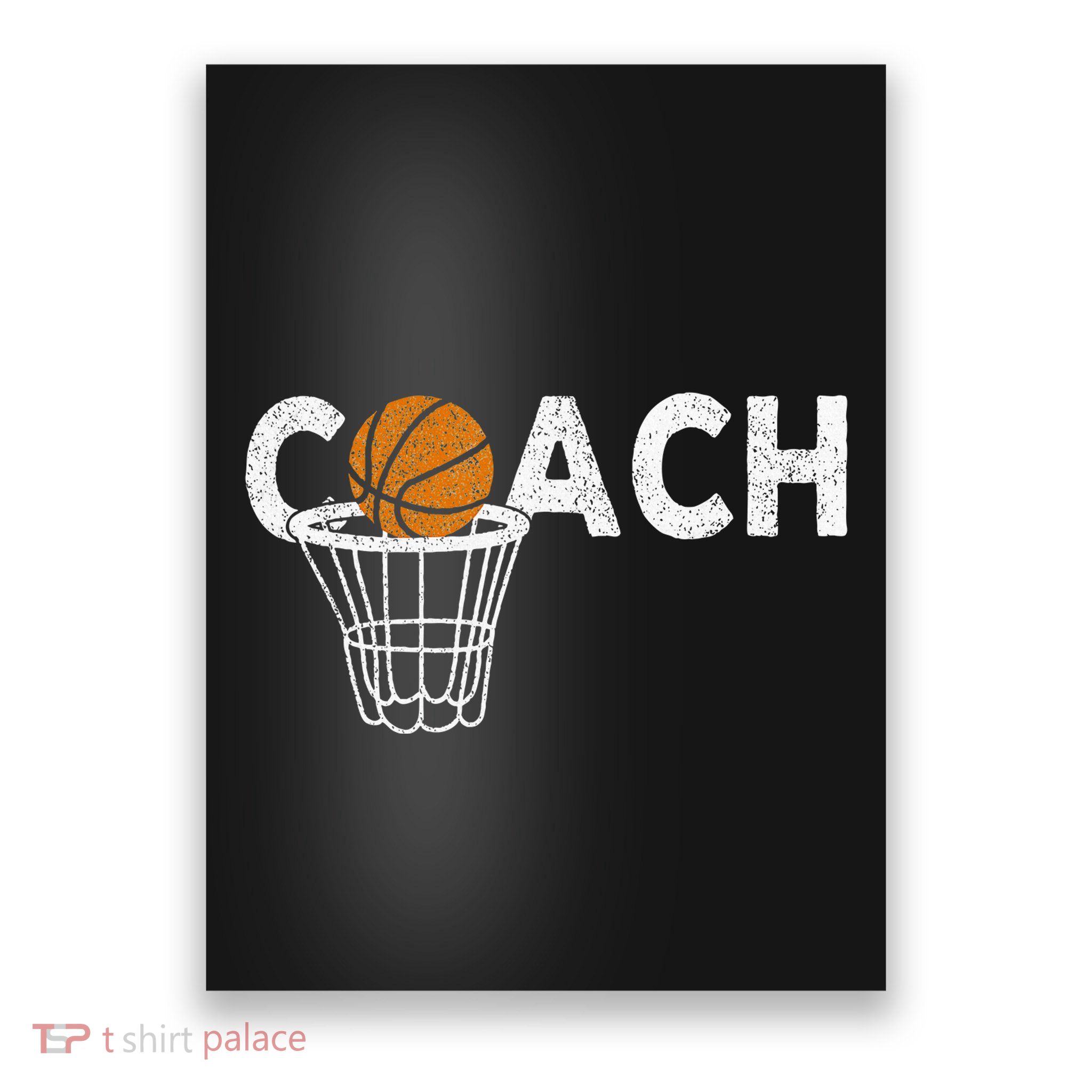 Vintage Basketball Coach Basketball Coaching Retro Poster