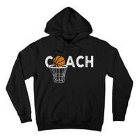 Vintage Basketball Coach Basketball Coaching Retro Tall Hoodie