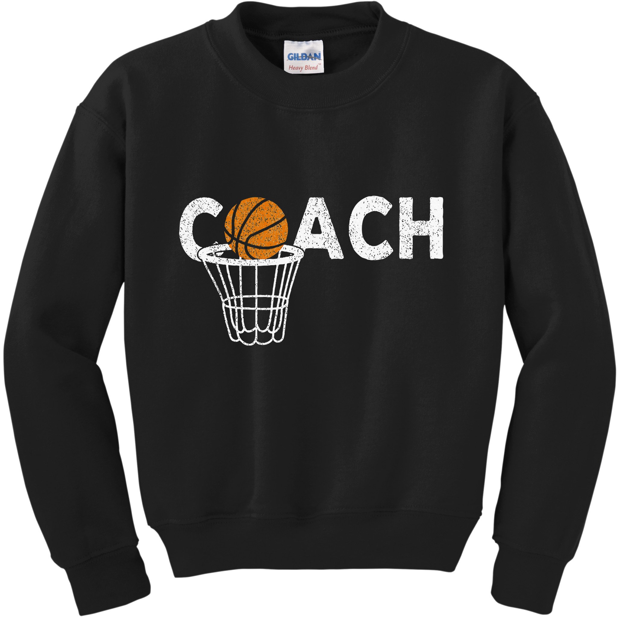 Vintage Basketball Coach Basketball Coaching Retro Kids Sweatshirt