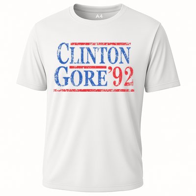 Vintage Bill Clinton Al Gore 1992 Cooling Performance Crew T-Shirt