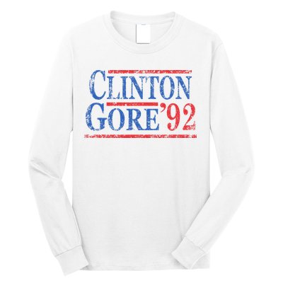 Vintage Bill Clinton Al Gore 1992 Long Sleeve Shirt