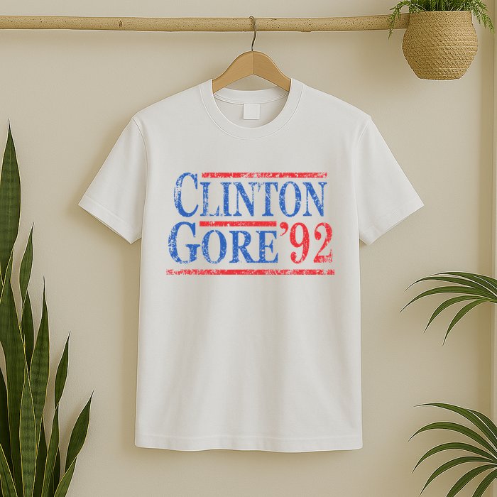 Vintage Bill Clinton Al Gore 1992 T-Shirt