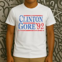 Vintage Bill Clinton Al Gore 1992 T-Shirt