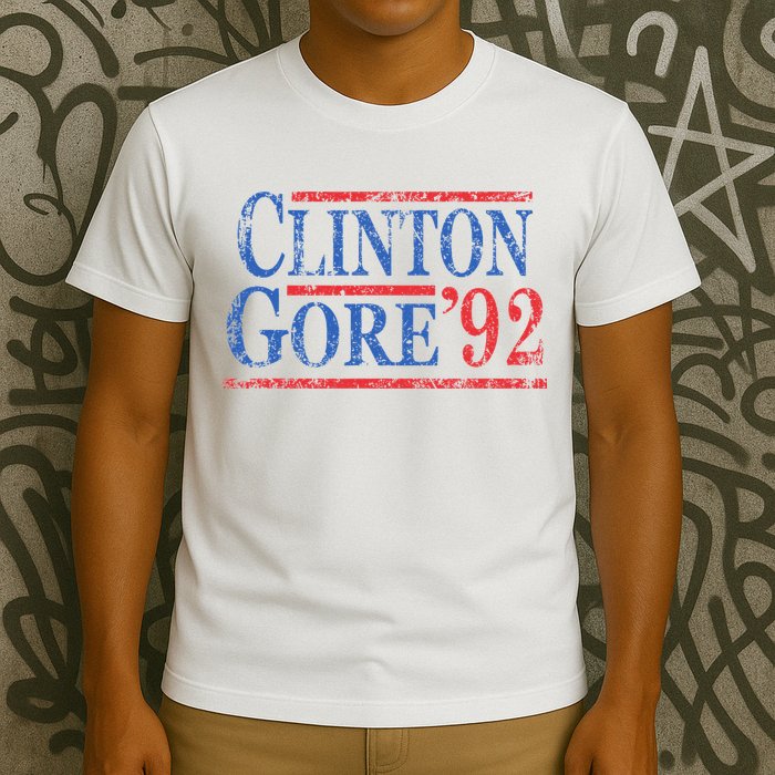 Vintage Bill Clinton Al Gore 1992 T-Shirt