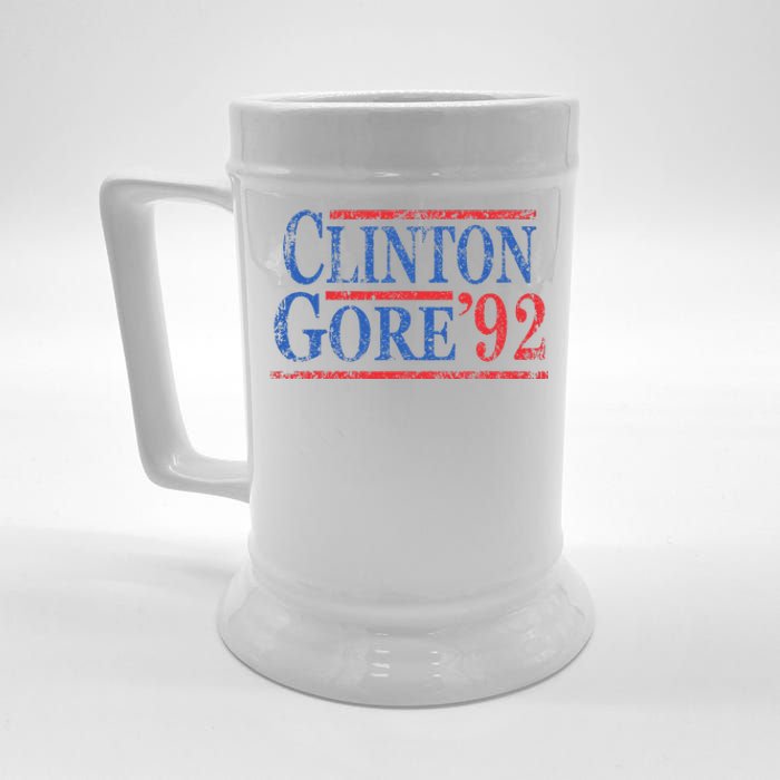 Vintage Bill Clinton Al Gore 1992 Beer Stein