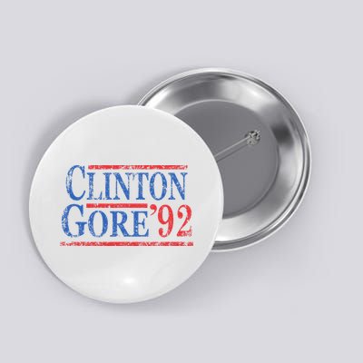 Vintage Bill Clinton Al Gore 1992 Button