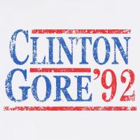 Vintage Bill Clinton Al Gore 1992 Bucket Hat