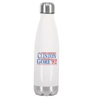 Vintage Bill Clinton Al Gore 1992 Stainless Steel Insulated Water Bottle