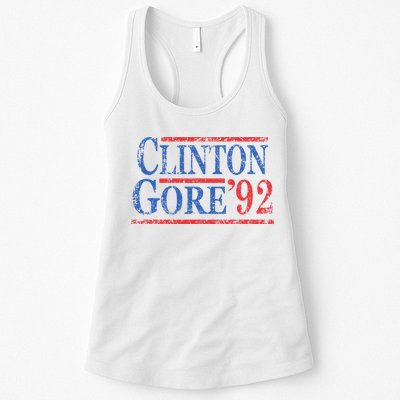 Vintage Bill Clinton Al Gore 1992 Womens Tank Top