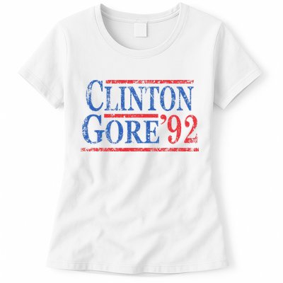 Vintage Bill Clinton Al Gore 1992 Womens T-Shirt