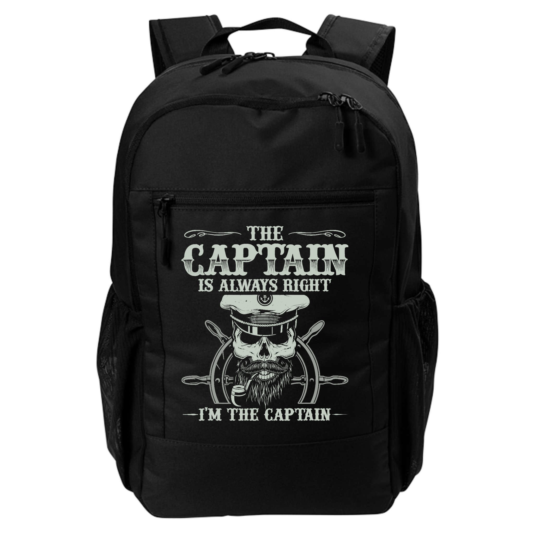 Vintage Boat Captain Boating Funny Boat Lover Gift Backpack