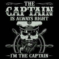 Vintage Boat Captain Boating Funny Boat Lover Gift Backpack