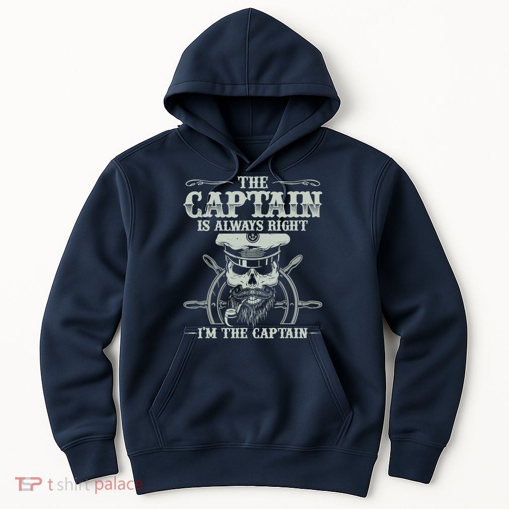 Vintage Boat Captain Boating Funny Boat Lover Gift Hoodie