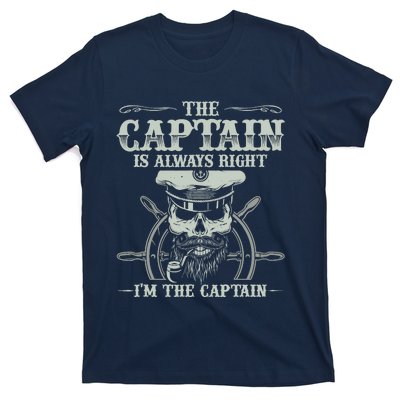 Vintage Boat Captain Boating Funny Boat Lover Gift T-Shirt