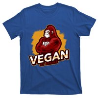 Vegan By Design Gorilla Vegan Veggie Lovers Vegetarian Cool Gift T-Shirt