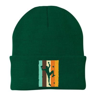 Vintage Bouldering Design Rock Climbing For Women Knit Cap Winter Beanie