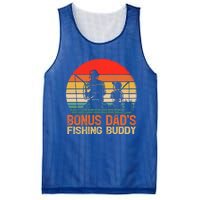 Vintage Bonus Dad Fishing Buddy Fishing Father's Day Meaningful Gift Mesh Reversible Basketball Jersey Tank