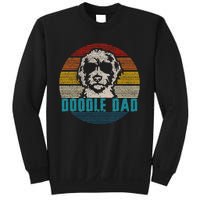 Vintage Best Doodle Dad Ever FatherS Day Golden Doodle Sweatshirt