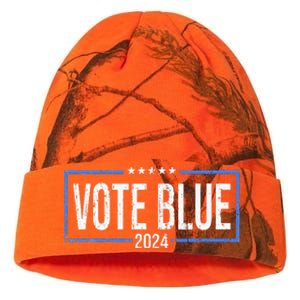 Vote Blue Democrats 2024 Presidential Election Political Kati Licensed 12" Camo Beanie