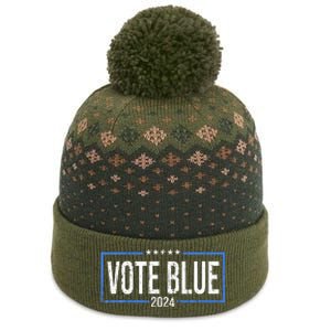 Vote Blue Democrats 2024 Presidential Election Political The Baniff Cuffed Pom Beanie