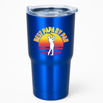 Vintage Best Dad By Par Funny Golf Lovers Gift FatherS Day Gift Tumbler
