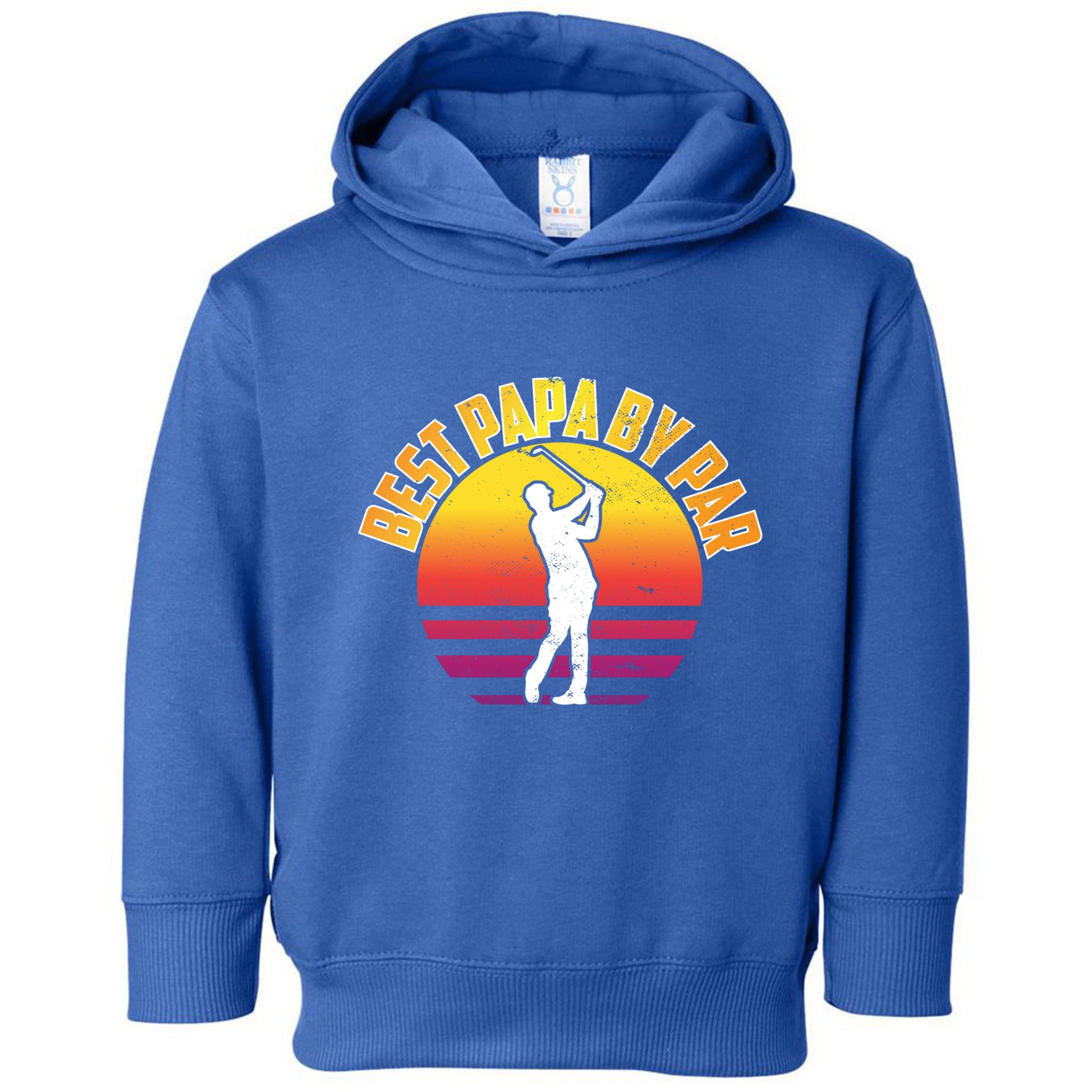 Vintage Best Dad By Par Funny Golf Lovers Gift FatherS Day Gift Toddler Hoodie