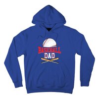 Vintage Baseball Dad Funny Fathers Day Game Day Cute Gift Hoodie